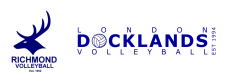 Richmond Volleyball and London Docklands Logo