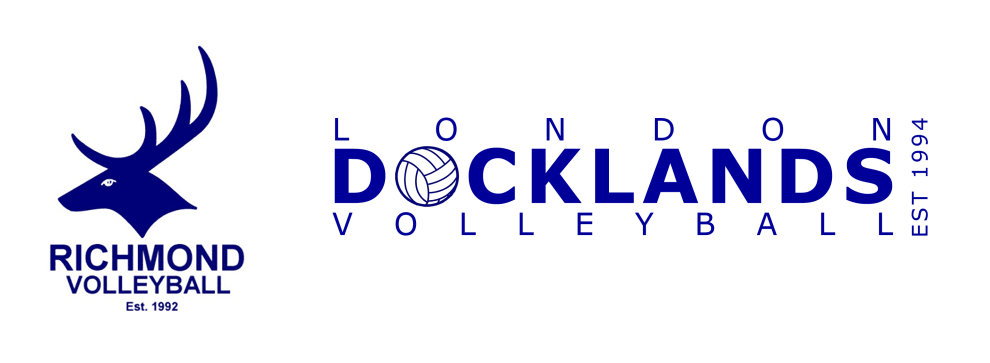 Richmond Volleyball and London Docklands Logo